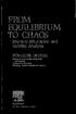 FROM EQUILIBRIUM TO CHAOS