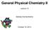 General Physical Chemistry II