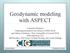 Geodynamic modeling with ASPECT