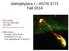 Astrophysics I ASTR:3771 Fall 2014