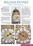 WILLIAM RAYNES. The York years. PART 2 of 2. by Brian Loomes, UK William Raynes s York work is. clocksmagazine.com May