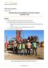 MAIDEN DRILLING COMMENCES ON NIOU PROJECT BURKINA FASO. Maiden drilling program underway at the Niou Project in Burkina Faso