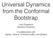 Universal Dynamics from the Conformal Bootstrap