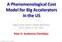 A Phenomenological Cost Model for Big Accelerators in the US