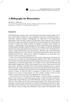 A Bibliography for Bioeconomics