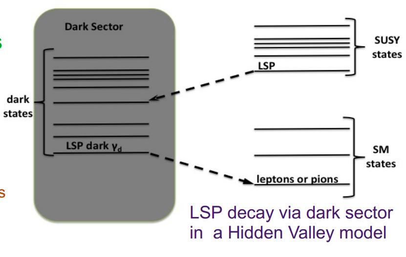 Lepton-Jets from Dark Matter PLB 79, 599, arxiv1212.5409 Lepton-jets are bundles of tightly-collimated, high-pt leptons unique experimental signature.