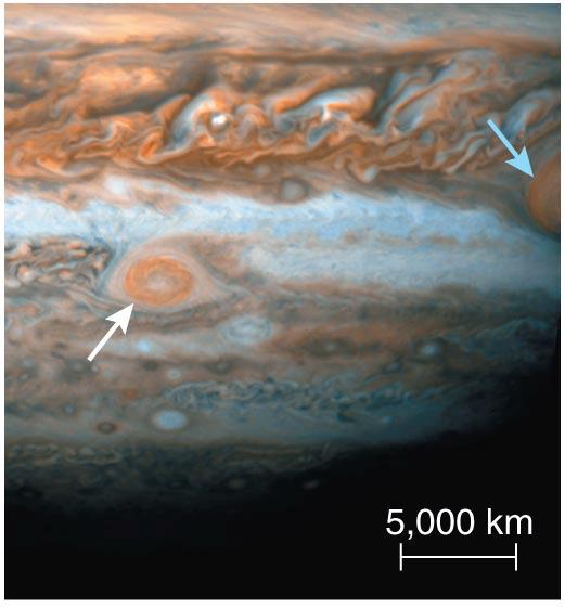 of different colors Jupiter s colors Ammonium sulfide clouds