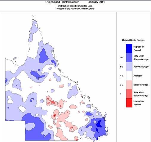 Flooding is not rare in Queensland but the 2010-2011 floods were
