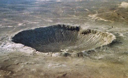 Major Impact Structures Meteor Crater, Arizona http://www.xtec.