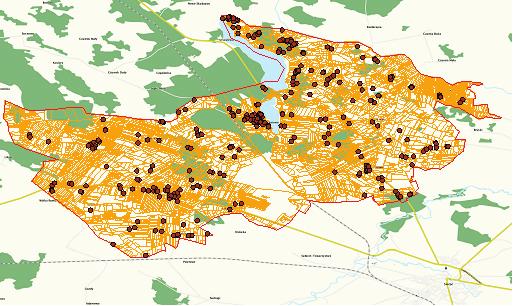 Land information system... the TERYT number. This number allows for identification of each commune, precinct and parcel in Poland.
