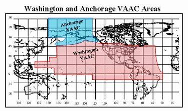, satellite), VAACs issue advisory