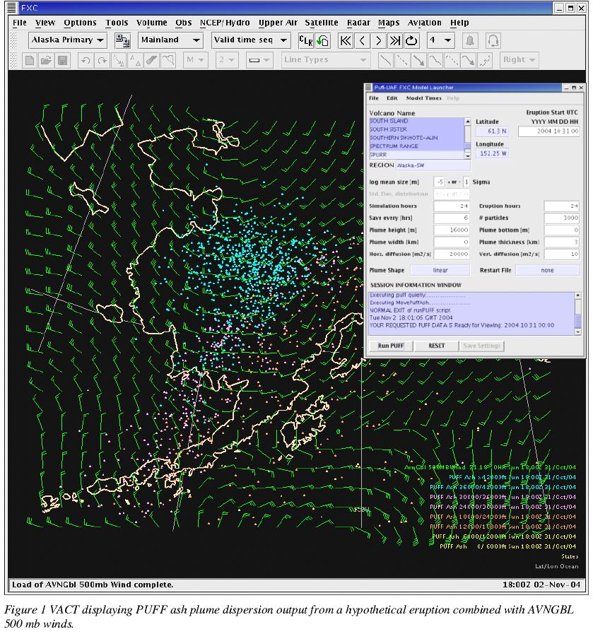 Volcanic Ash Coordination Tool (VACT) Forecast Systems Lab development Purpose: Enable Anchorage ATCC CWSU,