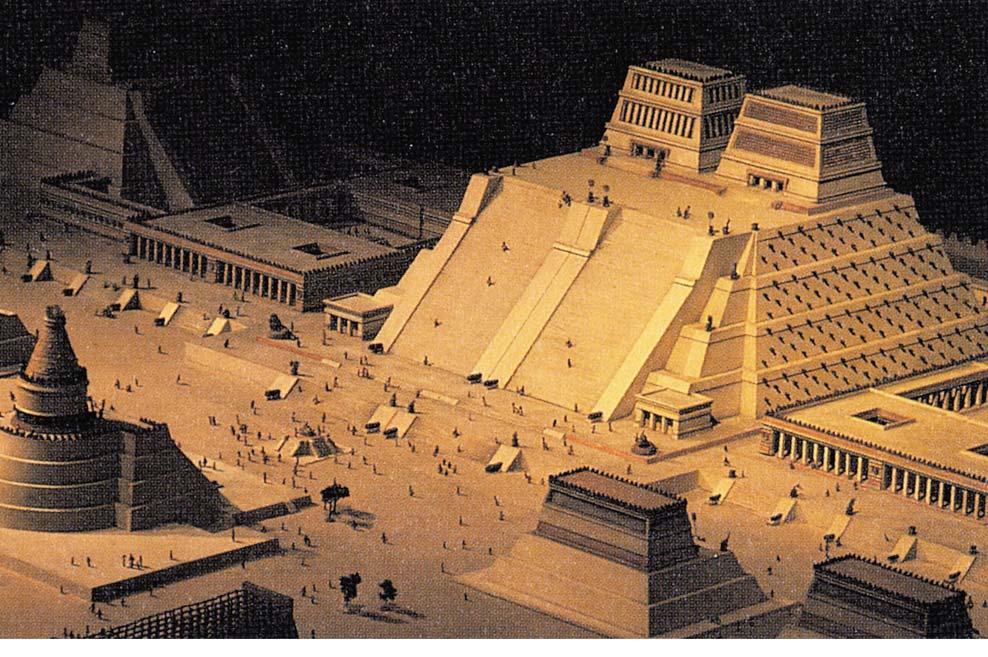 Mexico: model of the Templo