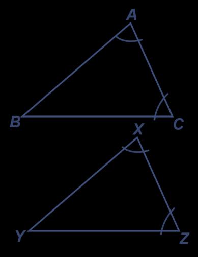 When two angles and one side is equal If B = Q A = P and AB = PQ Then ABC PQR. Reference: ASA Similiarity: Two figures are said to be similar when they have same shape.