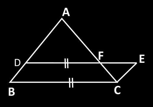 5: 8. Find AD, if CE = 6 cm Sol: In similar triangles ADF and CEF AD = AF CE CF AD = 5x 6 3x AD = 10 cm