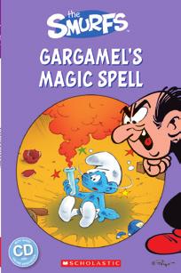 The book has lots of spells in it. But Papa finds him just in time so clumsy can t take the book. Then Clumsy remembers that Gargamel, the bad wizard who lives in the forest, also has a book of magic.