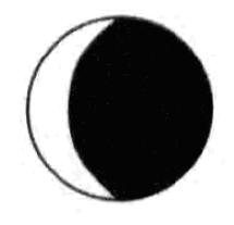 Diagram 2 shows a phase of the Moon as viewed from New York State. 7. At which Moon position could a solar eclipse be seen from Earth?