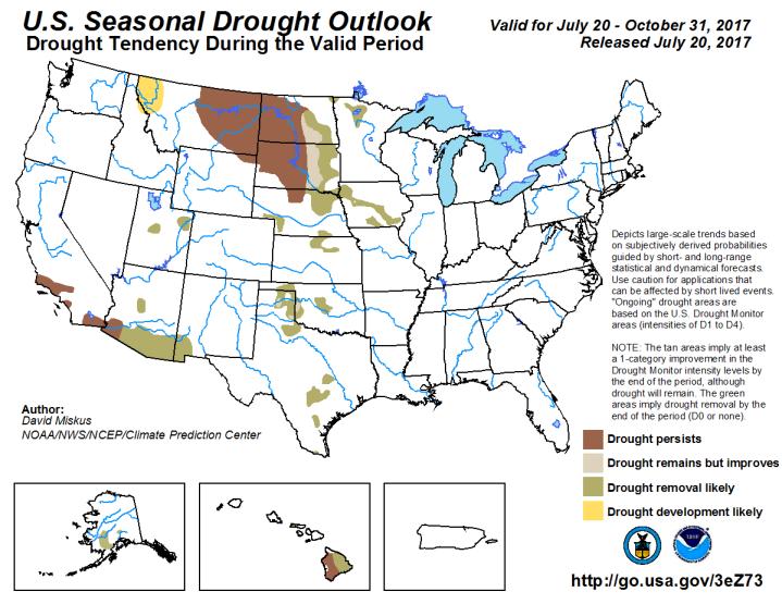 The northern Great Plains has transitioned to extreme and even exceptional drought status over the last couple of months with some indication that it will be relatively long-term.