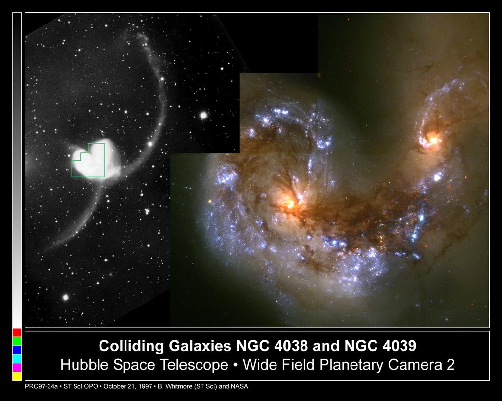 15 Fig. 16. Antennae galaxies (NGC4038/NGC4039) in collision. 1.3.1. luminosity function of galaxies The luminosity function of galaxies is the number density of galaxies as a function of luminosity or absolute magnitude.