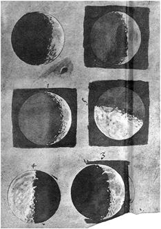 Surface structures on the moon; first estimates of the height of mountains on the moon The Moon is not perfect