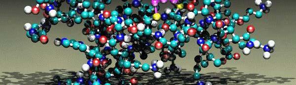 This is a model of a very complex molecule made of many