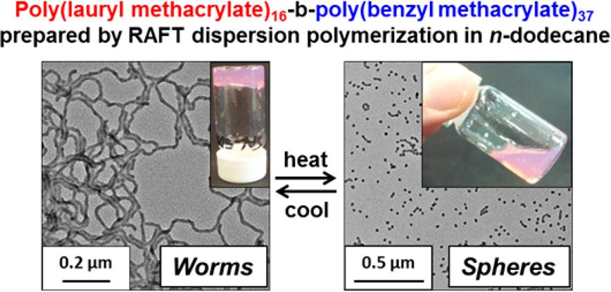 pubs.acs.org/jacs Terms of Use CC-BY Thermo-responsive Diblock Copolymer Worm Gels in Non-polar Solvents Lee A. Fielding, Jacob A. Lane, Matthew J. Derry, Oleksandr O. Mykhaylyk, and Steven P.