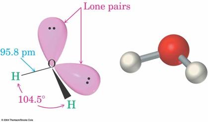 orbital is occupied by two nonbonding electrons, and three sp 3 orbitals have one electron each,