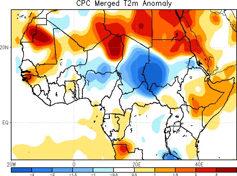 ECMWF T2m Anomaly and 2-category