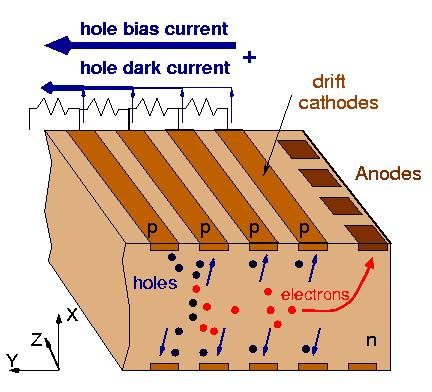 drift cathodes ionizing particle