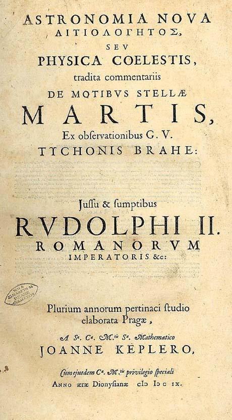 Astronomia Nova Kepler s book was long but in depth. His calculations were laid out in detail, so others could follow them a step at a time.