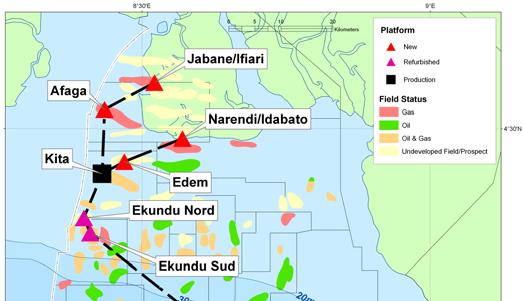 Pipeline Scenario, Cameroon to EG Isongo Belinda