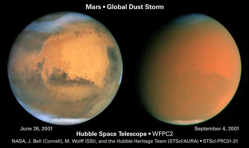 Seasons on Mars Like Earth, Mars has seasonal changes but the seasons last much longer.