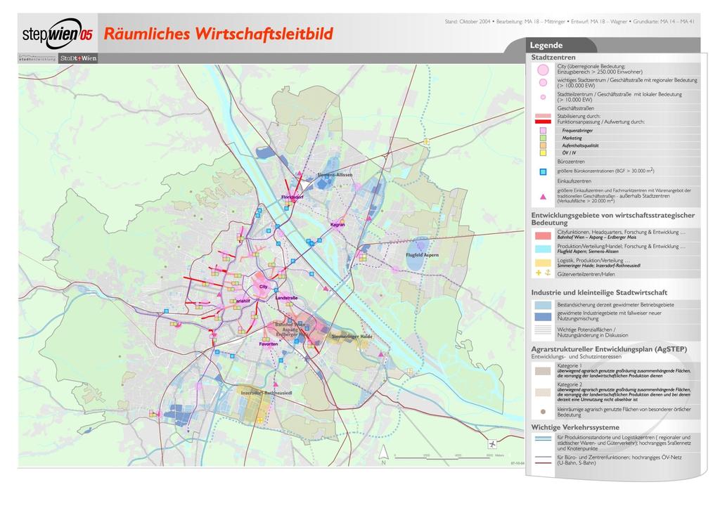 Vienna Urban Development Plan STEP 05: Economic development, business
