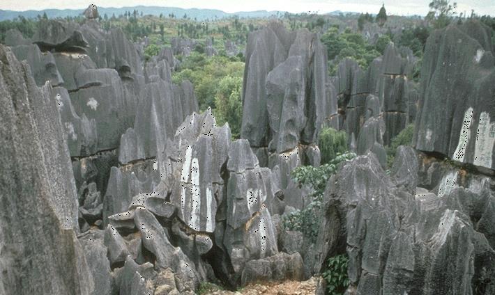 Karst Towers Landscape is mottled with a maze of
