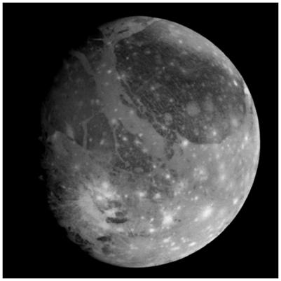 Galileo Regio Prominent characteristics Callisto is the darkest Galilean satellite Even so, it is about twice as reflective