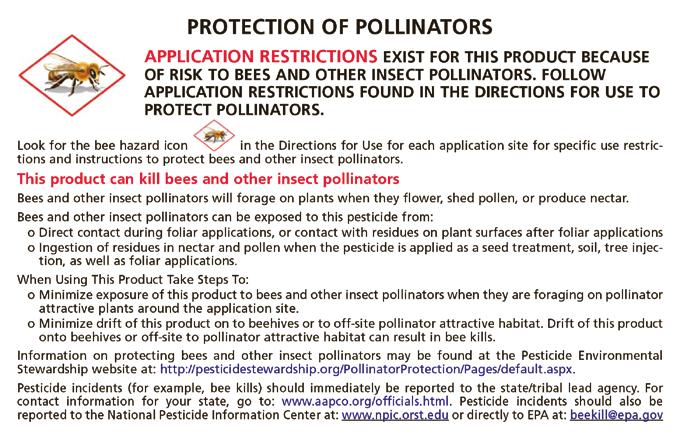 PROTECTING POLLINATORS Here s a good example that illustrates toxicity and exposure. The active ingredient in household bleach (sodium hypochlorite) is toxic to humans.