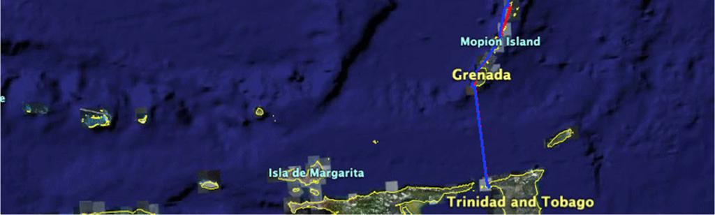 FIGURE 2: Map of the Eastern Caribbean (Svaurora, 2008) 2.