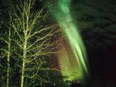 Earth s magnetic field creating the Aurora Borealis Charged