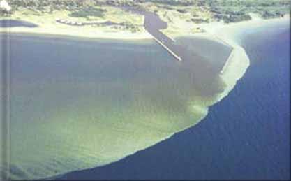 Manistee, MI Diversion of Littoral Drift of Sand Supply by Federal Navigation Structure diverts