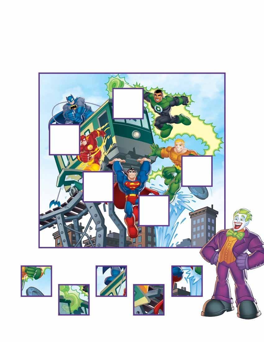 The Joker s Picture Puzzle The Joker is trying to trick the DC Super Friends.