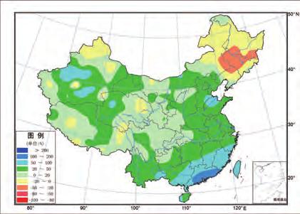 During the winter of Group I, winter precipitation is above normal over most parts of China except most parts of Northeast China, northeastern Inner Mongolia, and North Xinjiang.