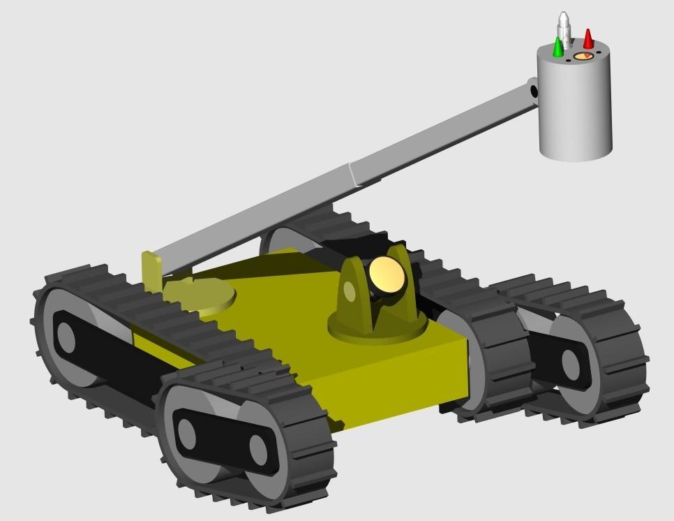 Narrow reef autonomous mining machine - concept Functional attachments - Underground navigator - Sounding device - Gold