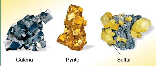 Each mineral is a unique substance with its own chemical composition and crystal structure.