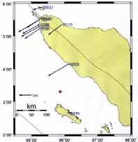 Sumatra to Andaman Is (~1,000 km) Source for