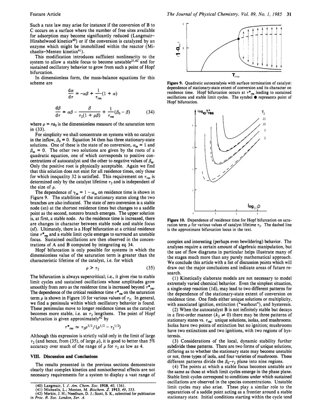 Feature Article The Journal of Physical Chemistry. Vol. 89, No.