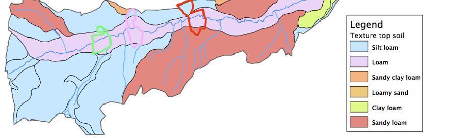 Available maps (Tiglione Valley) Soil characteristics: PIEMONTE SOIL MAP (1:10000) - vector map Soil characteristics.