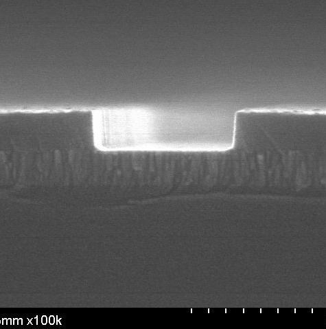 Nanopattern fabrication Flow Nanopattern TiN (B.