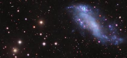 February Febbraio February image: IC405, by Bernard Miller, USA. The Flaming Star Nebula graces the constellation Auriga.