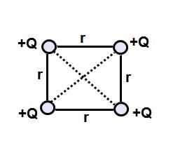 16. Two positive charges A and B are placed at the corners of equilateral triangle with a side r. What is the net electric potential at point C? (A) 2kQ r (B) 3kQ r (C) kq r (D) 5kQ r (E) 2kQ r 17.