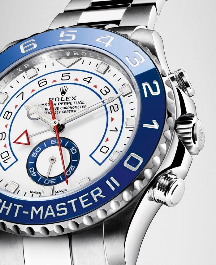 Oyster Perpetual YACHT-MASTER II Rolex Baselworld 2017 11 THE SKIPPERS WATC H The new Oyster Perpetual Yacht-Master II is equipped with a new dial, and new hands that are characteristic of Rolex